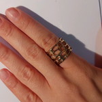 Women's ring new, gold-colored