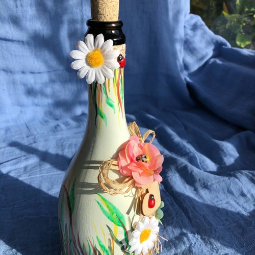 Handmade Easter bottle new