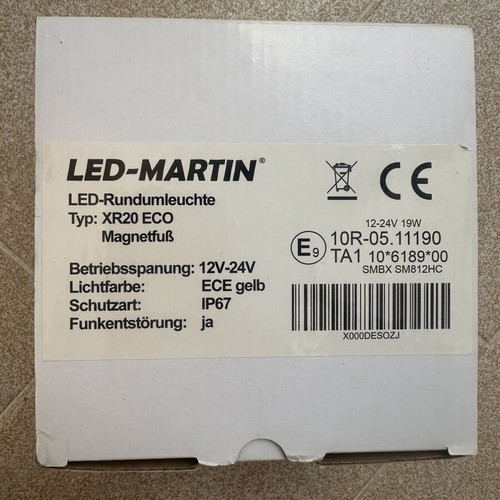 Led Marin beacon new, orange