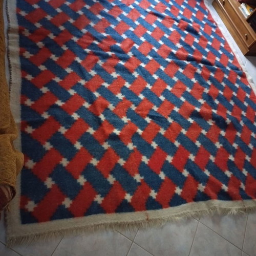 Handmade velentza new with red, white and blue patterns 2.06x2.43