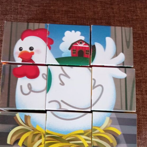 Play Farmhouse Block Puzzle 6 in 1 like new