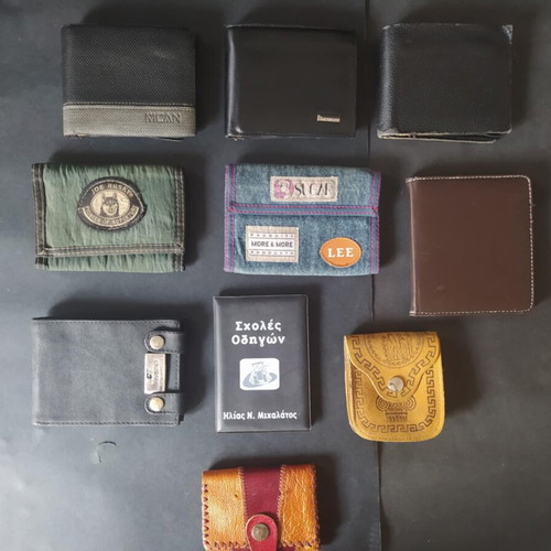 Men's wallets used, pack of 10 pieces
