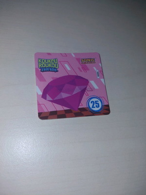 Koukou Roukou Sonic No.25 sticker new unused