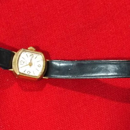Zaria wristwatch vintage women's used, 1960s from USSR