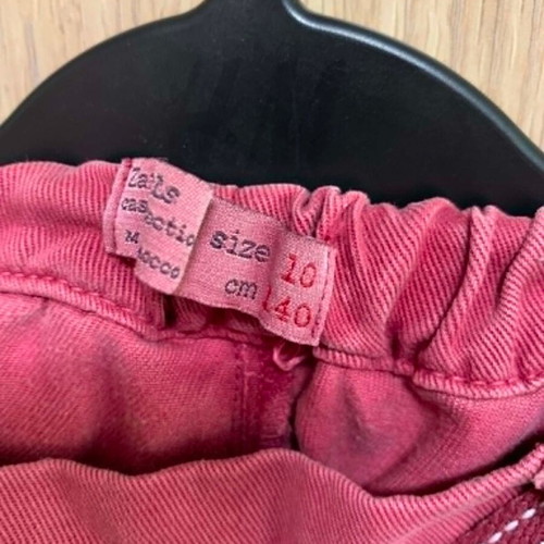 Zara Girls' Fuchsia Paperbag Jogger Pants size 140 like new