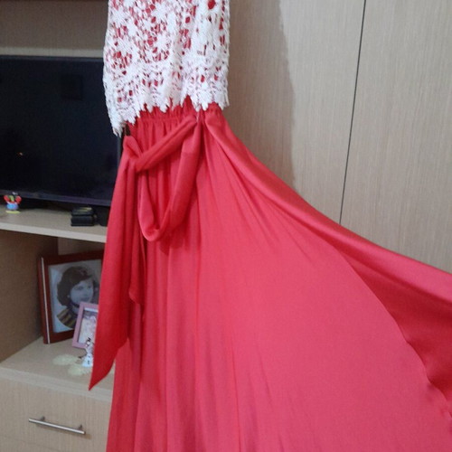 BSB dress, white and red, size L