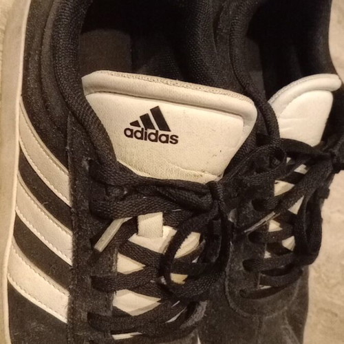 Adidas sports shoes used no. 37.5 black unisex