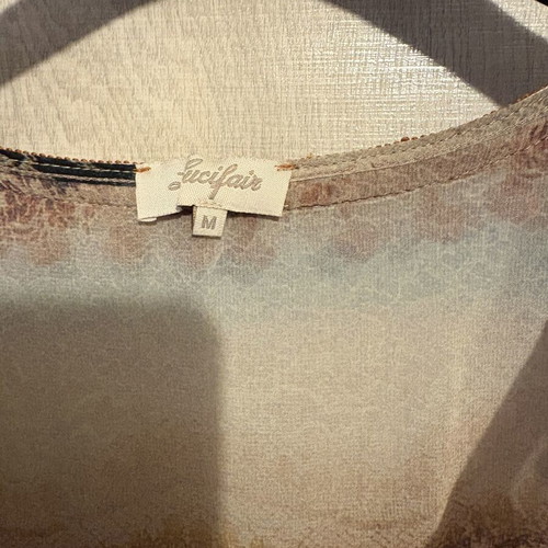 Lucifair women's kaftan like new, beige and brown, size 4XL