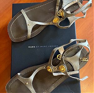 Marc by Marc Jacobs original leather grey sandals