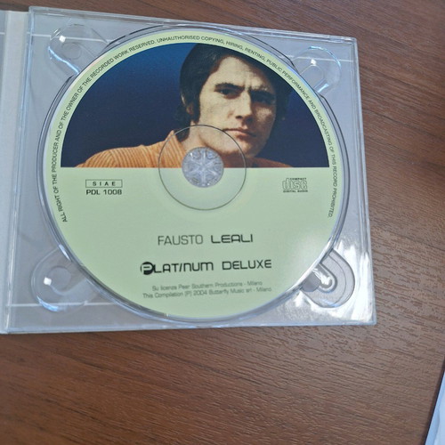 Fausto Leali CD in excellent condition with Italian songs