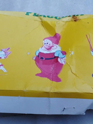 Vintage Walt Disney Plaggona cardboard game box
