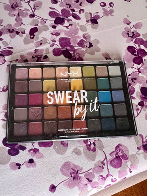 NYX eyeshadow set used