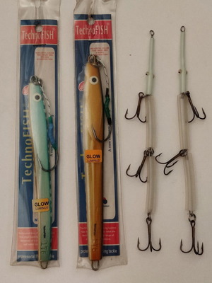 Fishing lures glow for shore and boat, artificial bait new