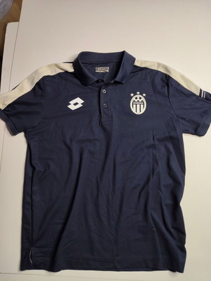 Kifisia FC Lotto Polo Shirt Navy Blue Size M/L Excellent Vintage