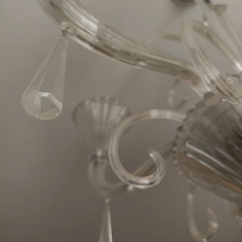 Ideal Lux chandeliers set of 2 made of hand-blown glass like new