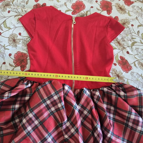 H&M dress like new, red, sizes 134-140 cm