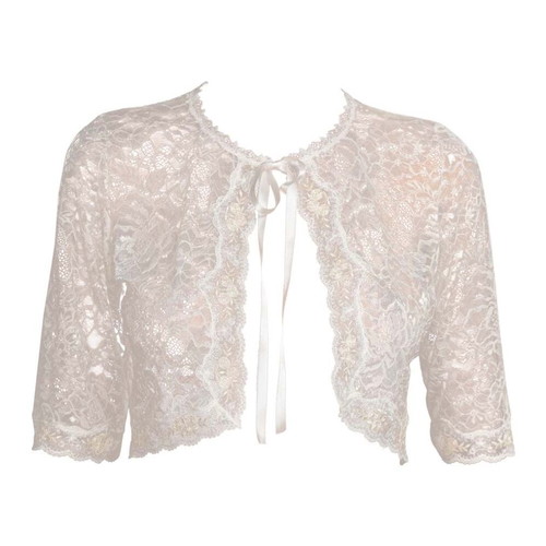 #OFFER Miss Rosy All-Over Bolero Small New