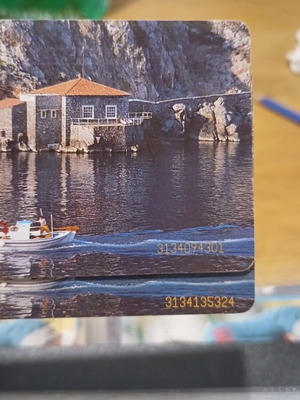 Hydra 10/97 phone cards used with fine and thick writing