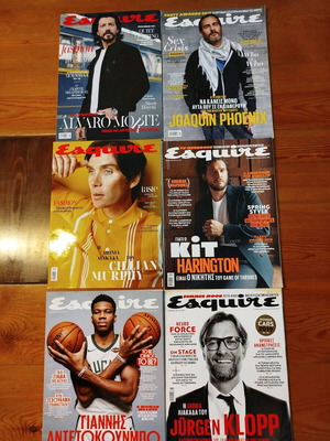 Esquire men's magazine Greek edition, 15 issues like new