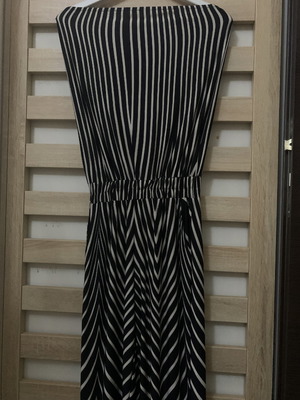 One-piece jumpsuit S/M strapless with elastic waist and pockets