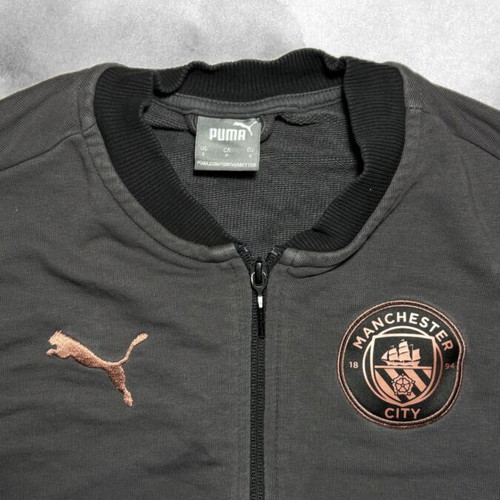 Puma x Manchester City Track Jacket like new, charcoal gray