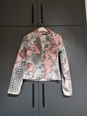 Vintage Roberto Cavalli Jean Jacket small, σαν καινούργιο
