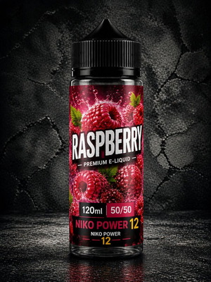 Raspberry 120ml 50/50 NIKO POWER 12 new handmade e-liquid