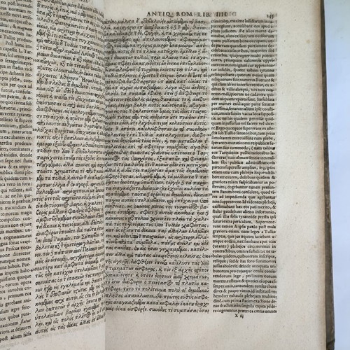 Διονύσιος ο Αλικαρνασσεύς Άπαντα 1691 μεταχειρισμένο, ελληνικά και λατινικά