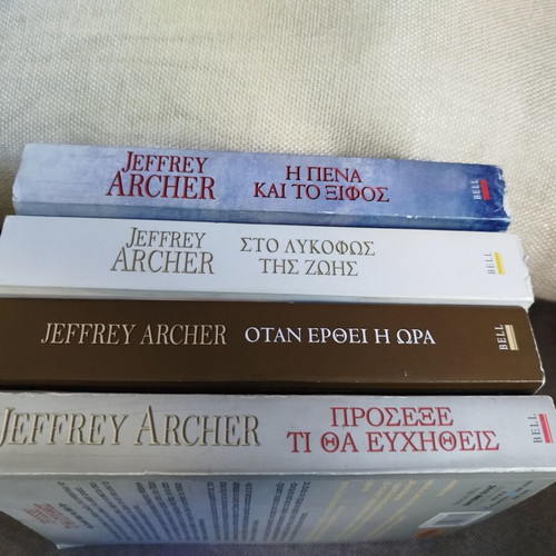 Jeffrey Archer The Clifton Chronicles Books 4 to 7 like new Greek