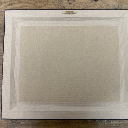 G. Stathopoulos artwork Goat in frame like new
