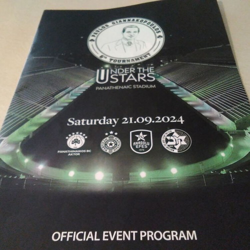 Official Program Paolos Giannakopoulos Tournament 2024 new, authentic