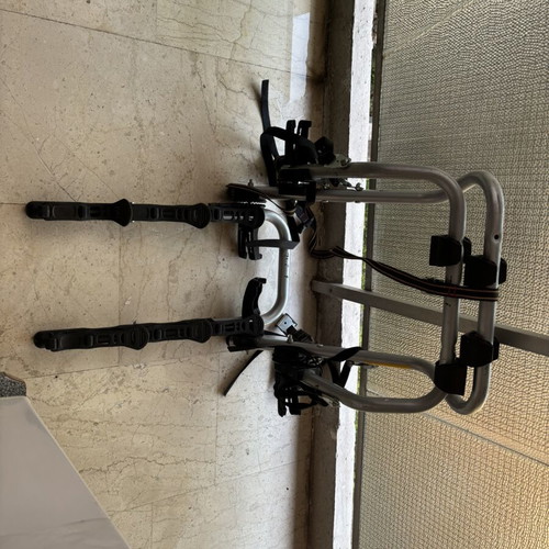 Car bike rack for 2 bikes, aluminum frame