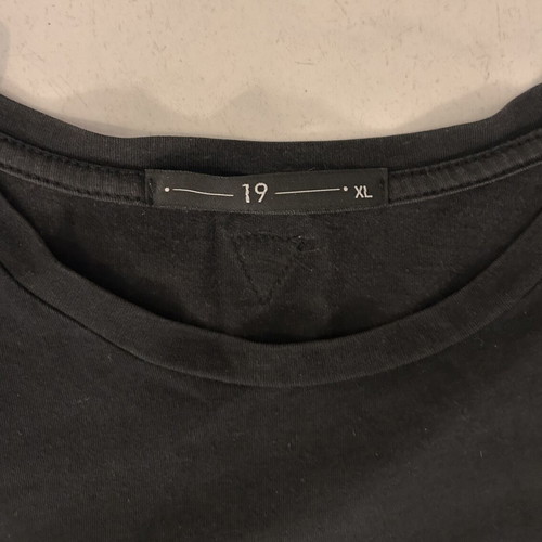 Nineteen αντρικό T-shirt XL μεταχειρισμένο, μαύρο