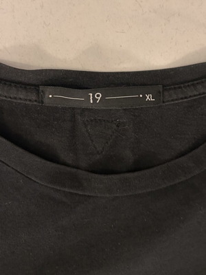 Nineteen αντρικό T-shirt XL μεταχειρισμένο, μαύρο