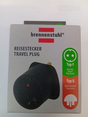 Travel plug adapter Greece to UK