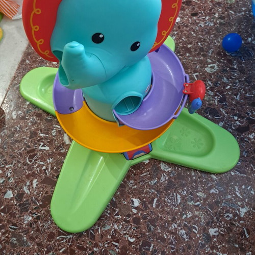 Fisher-Price Silly Safari Swirlin' Surprise Elephant toy used, model DGT87