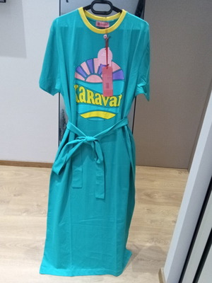 Karavan Maru dress, colorful, green, one size