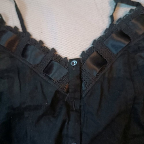 Intimissimi black lingerie bustier with satin details, medium, new