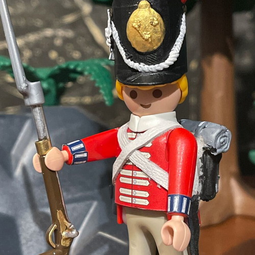 Playmobil British Redcoat Soldier Waterloo Battle 1815 Custom Made New