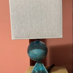 Handmade ceramic lamp new, height 57 centimeters
