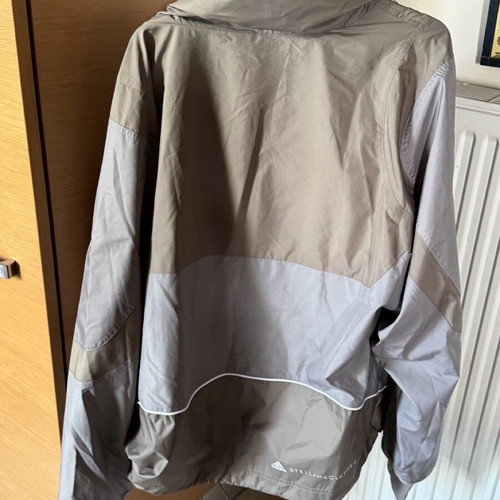 Adidas Stella McCartney windbreaker jacket new, gray beige, size S