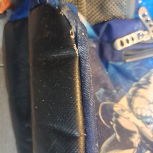 Polo backpack used, blue, good condition with minor wear