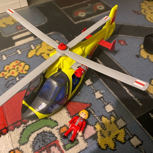 Playmobil helicopter like new