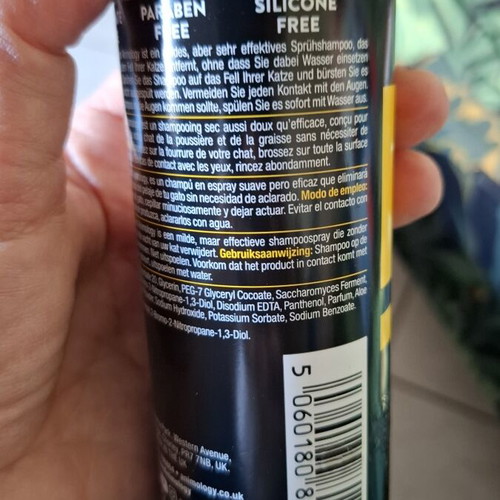 Animology Glamour Puss No Rinse Cat Shampoo Spray 250ml used