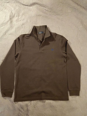 Fred Perry long-sleeve polo shirt, size M