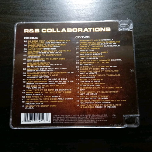 R&B Collaborations CD like new, 2 CDs