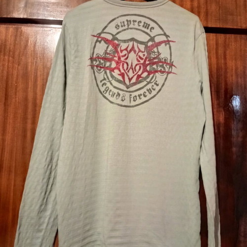 Men's long-sleeve shirt in light khaki like new