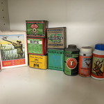 Tin boxes used, set of 9 for collectors
