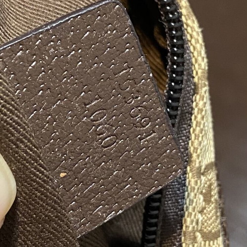 Gucci crossbody bag, beige canvas