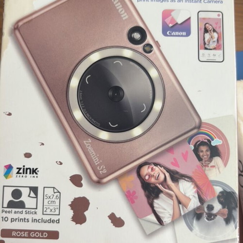Canon Zoemini S2 2 in 1 Mini Photo Printer Camera new